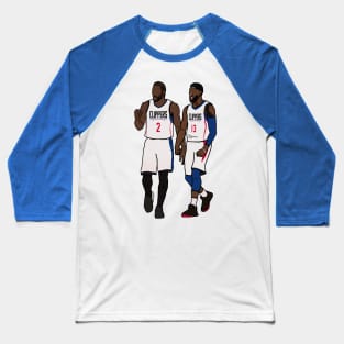 Kawhi Leonard x Paul George NBA LA Clippers Baseball T-Shirt